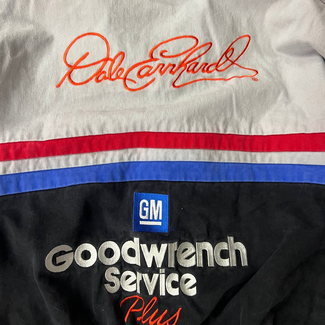 90s Dale Earnhardt NASCAR Chase Authentics Embroidered Puffer Jacket L