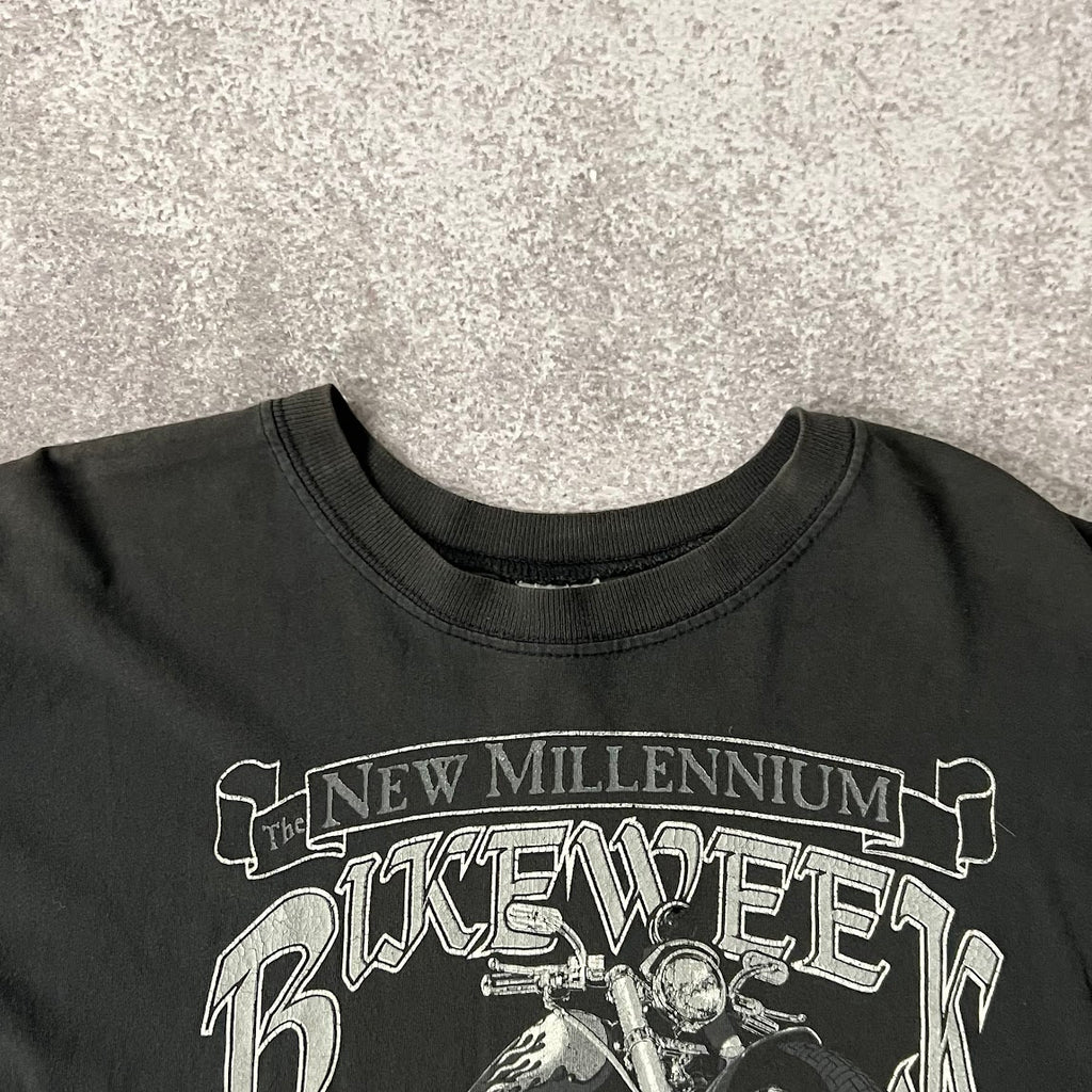 Y2K Daytona Beach, FL Worn In Tee XL