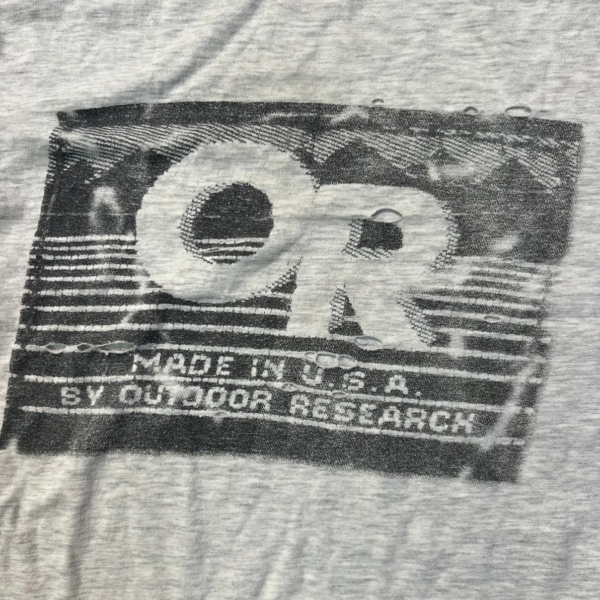 Y2K Outdoor Research Big Logo Distressed Single Stitch Vintage Tee L