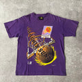90s Phoenix Suns Magic Johnson T's Big Logo Single Stitch Tee L