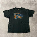 Y2K Harley Davidson Portland, Maine Worn In Tee XXL