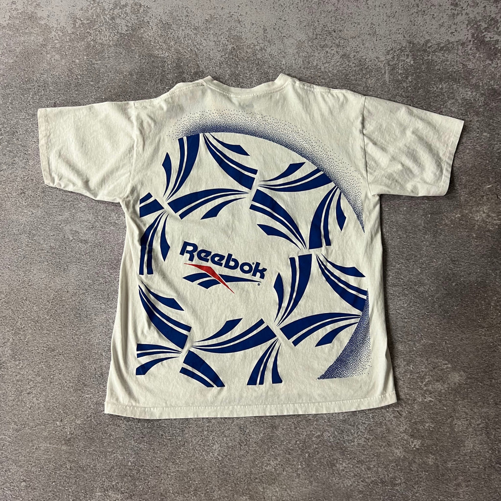 90s Soccer Mike Berticelli's All American Soccer School Reebok All Over Print Tee XL