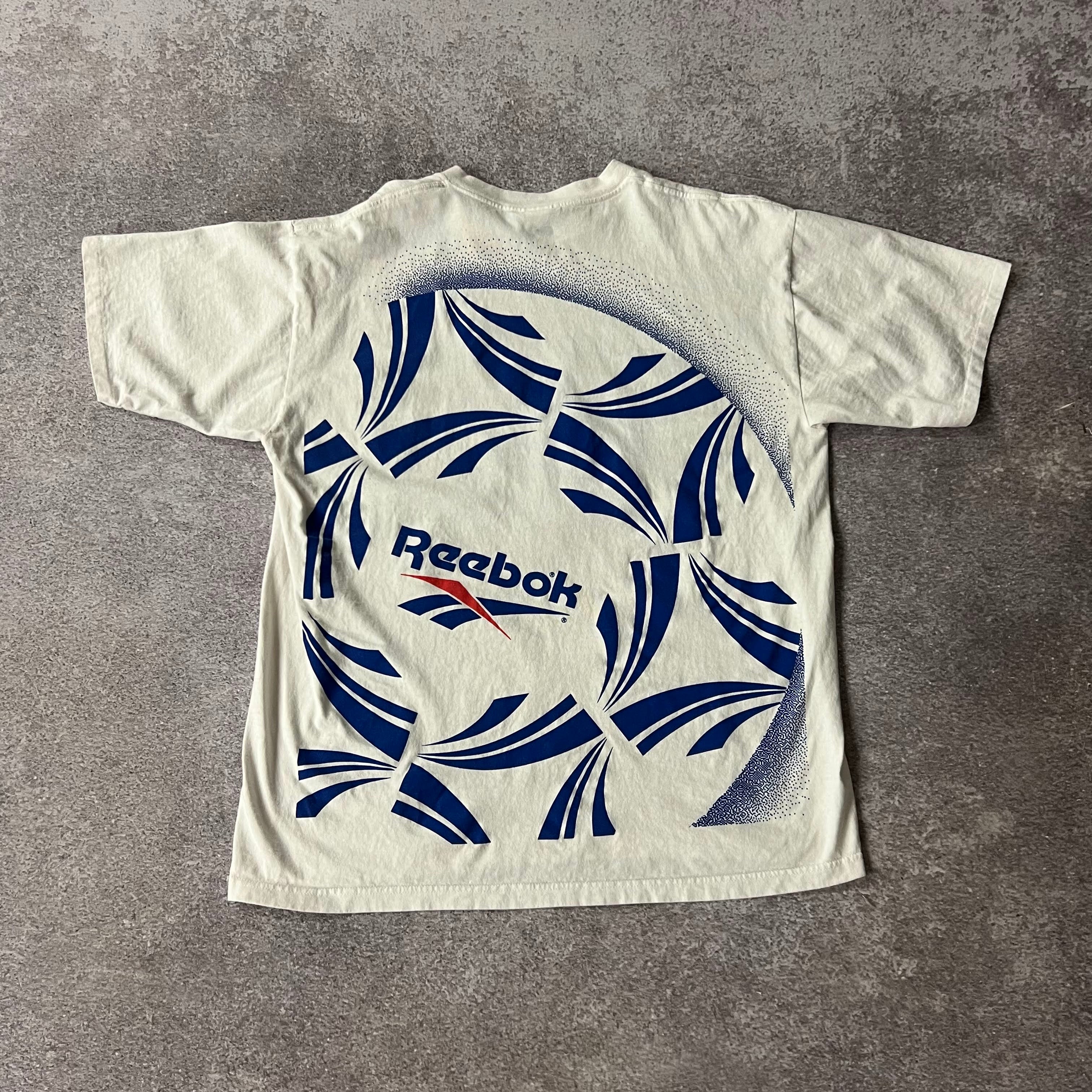 90s Soccer Mike Berticelli's All American Soccer School Reebok All Over Print Tee XL