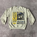 90s Authentic Activewear Goal College Big Logo Crewneck L