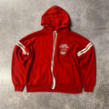 80s MooreWear Made in USA Vintage Zip Up Hoodie M