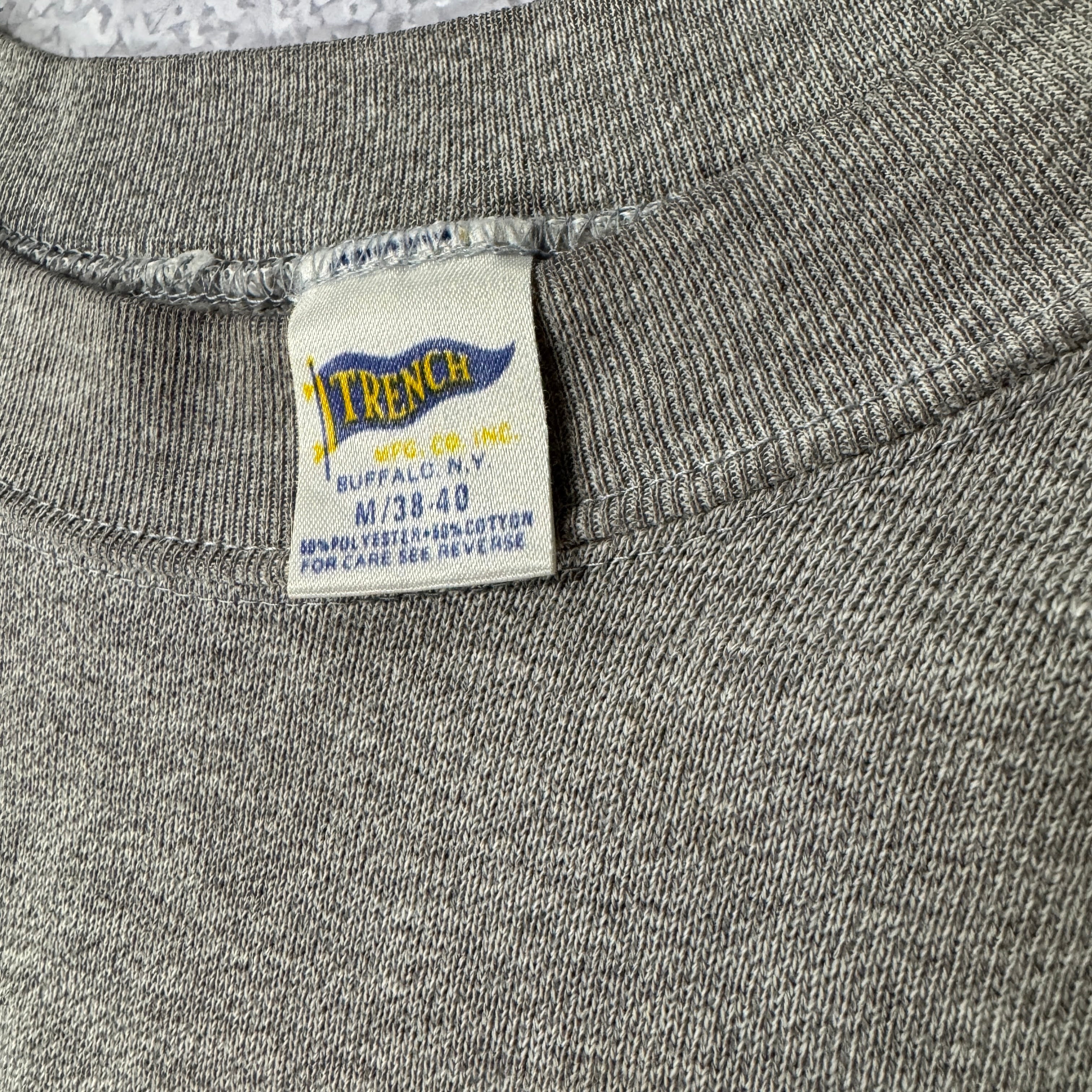 90s Buffalo Bills Trench Big Logo Crewneck M