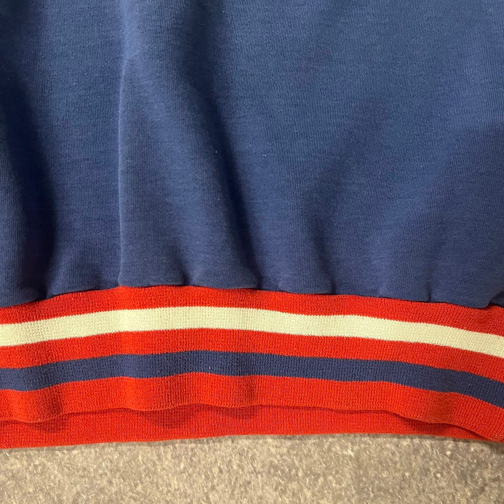 90s New York Giants NFL Champion Patchwork Embroidered Back Graphic Crewneck M