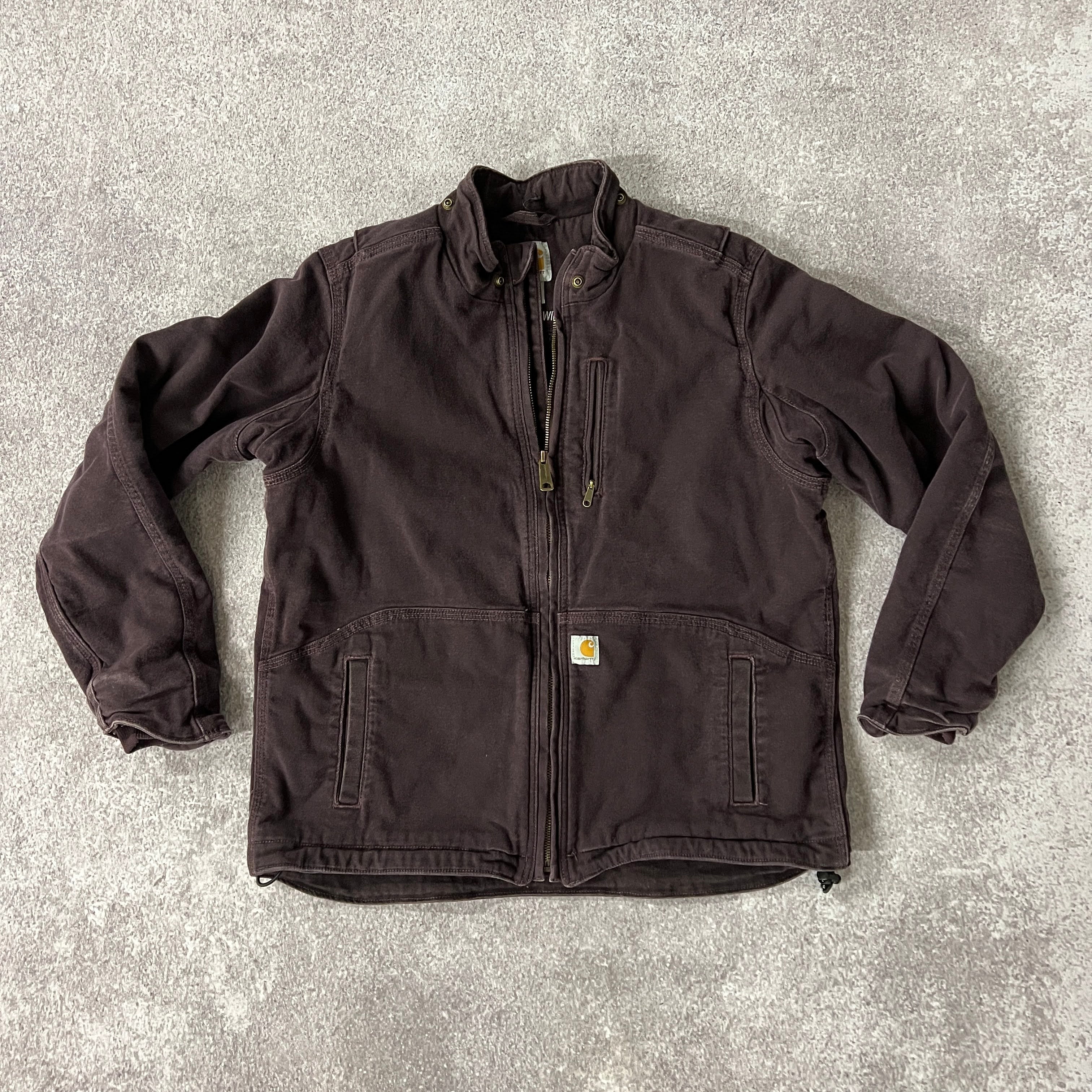 2010s Carhartt Full Swing Caldwell Jacket Purple Worn In L
