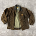 Y2K Carhartt Detroit Brown Heavyweight Jacket Youth L
