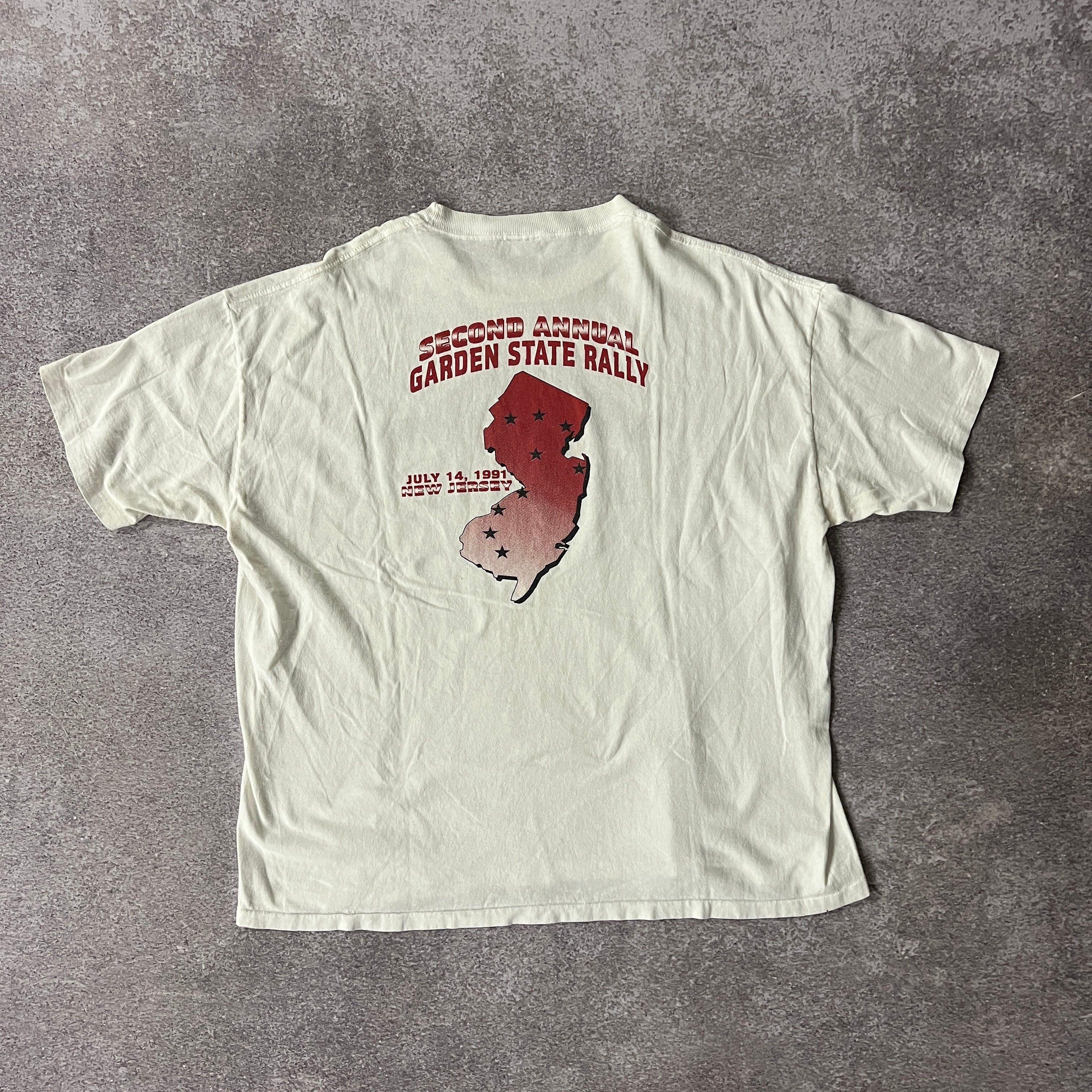 90s Holoubek Brand New Jersey White Back Graphic Tee 2XL