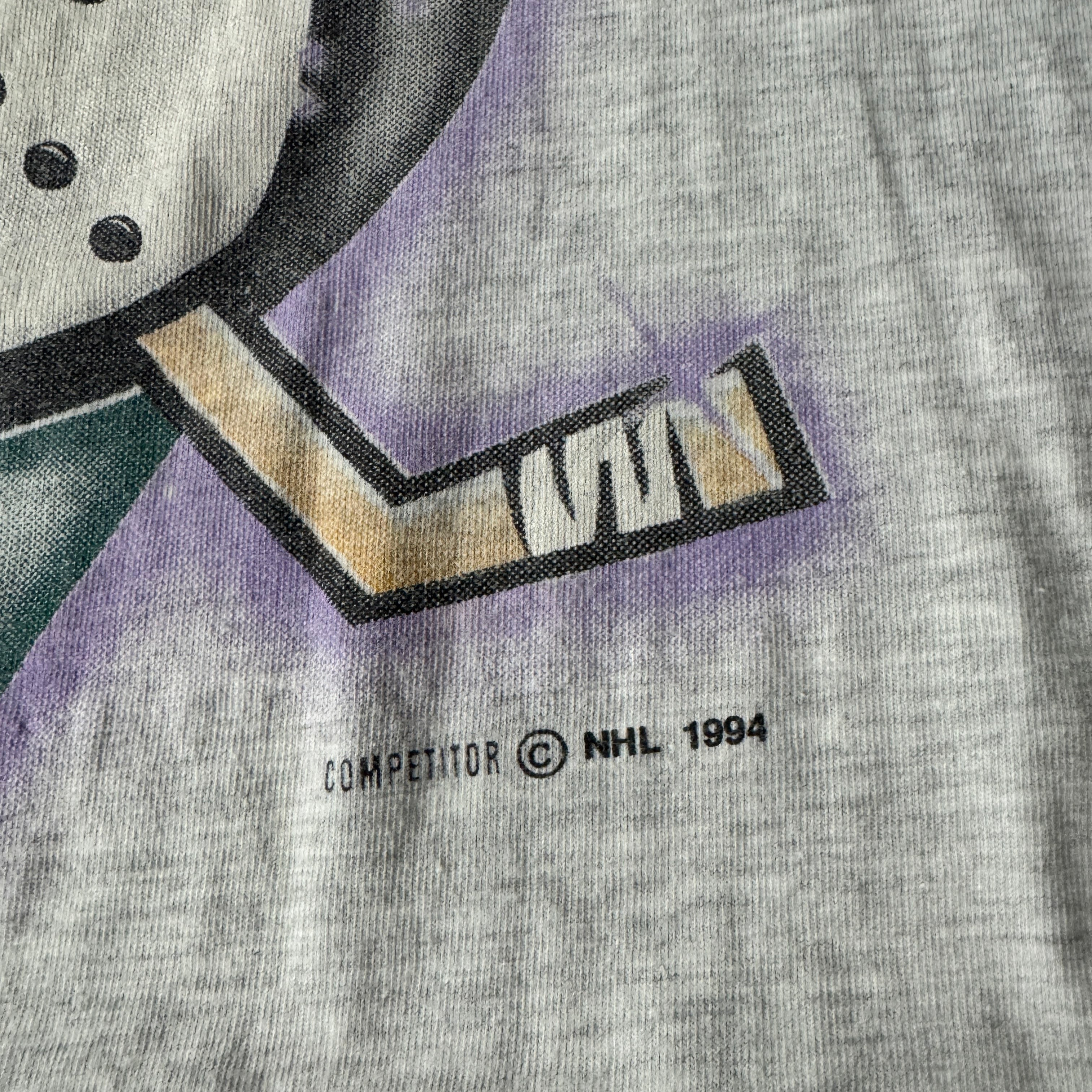 90s Anaheim Ducks Competitor All Over Print Tee XL