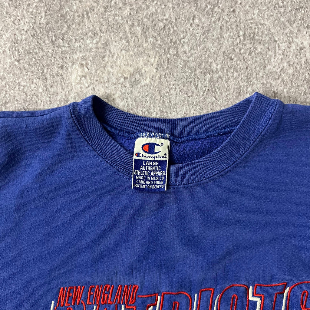 90s New England Patriots Champion Crewneck L