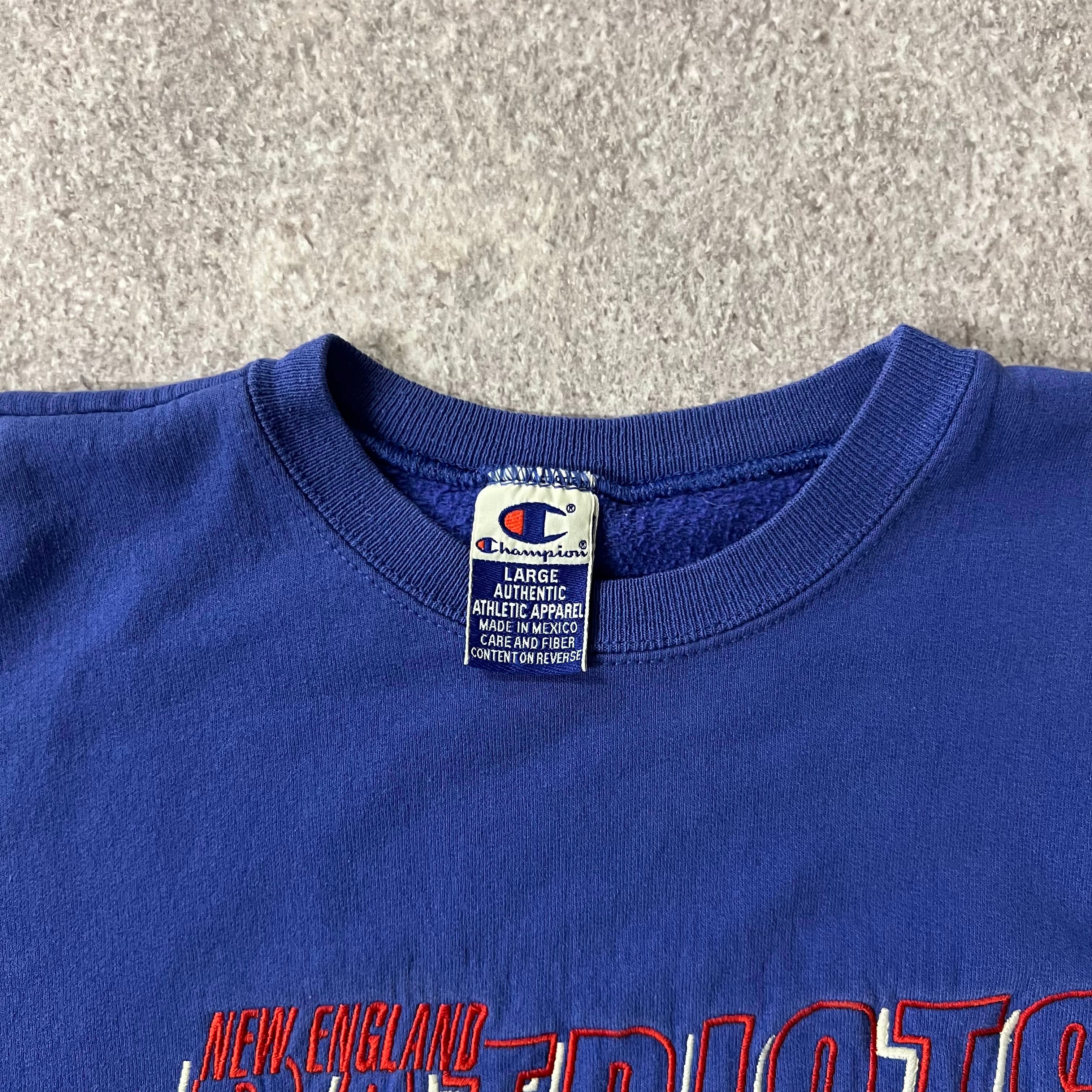 90s New England Patriots Champion Crewneck L