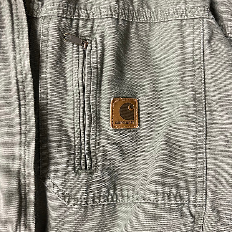 Y2K Carhartt J163 Wylie Workwear Jacket Heavyweight Faded XL