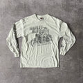 2010s Harley Davidson White Back Graphic Long Sleeve Tee L
