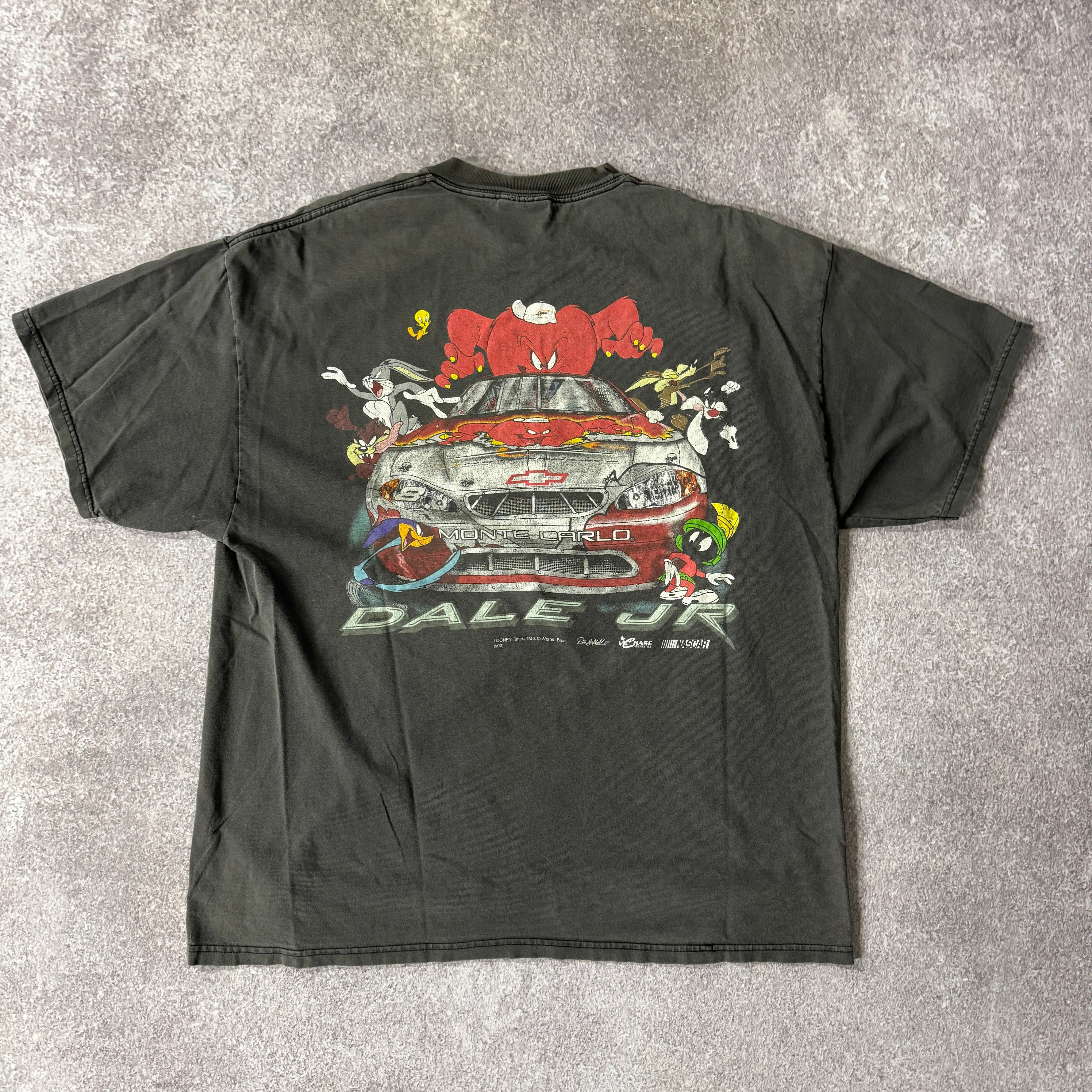 90s Looney Tunes NASCAR Chase Authentics Tee L