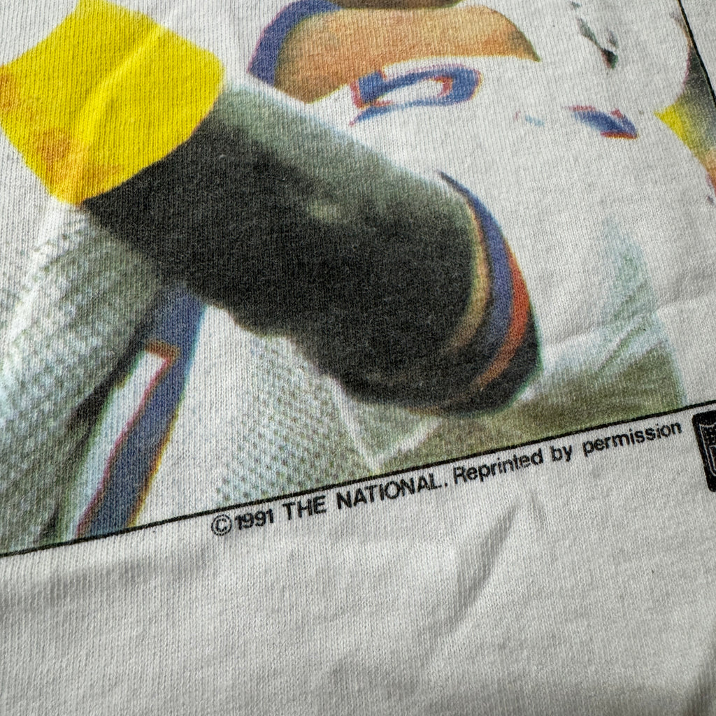 90s New York Giants Fruit of the Loom Big Logo Single Stitch Tee L