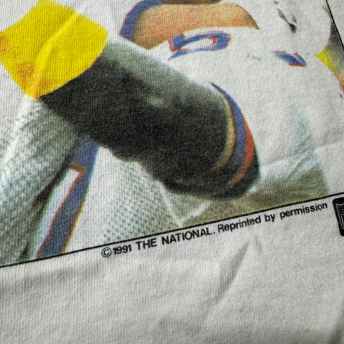 90s New York Giants Fruit of the Loom Big Logo Single Stitch Tee L