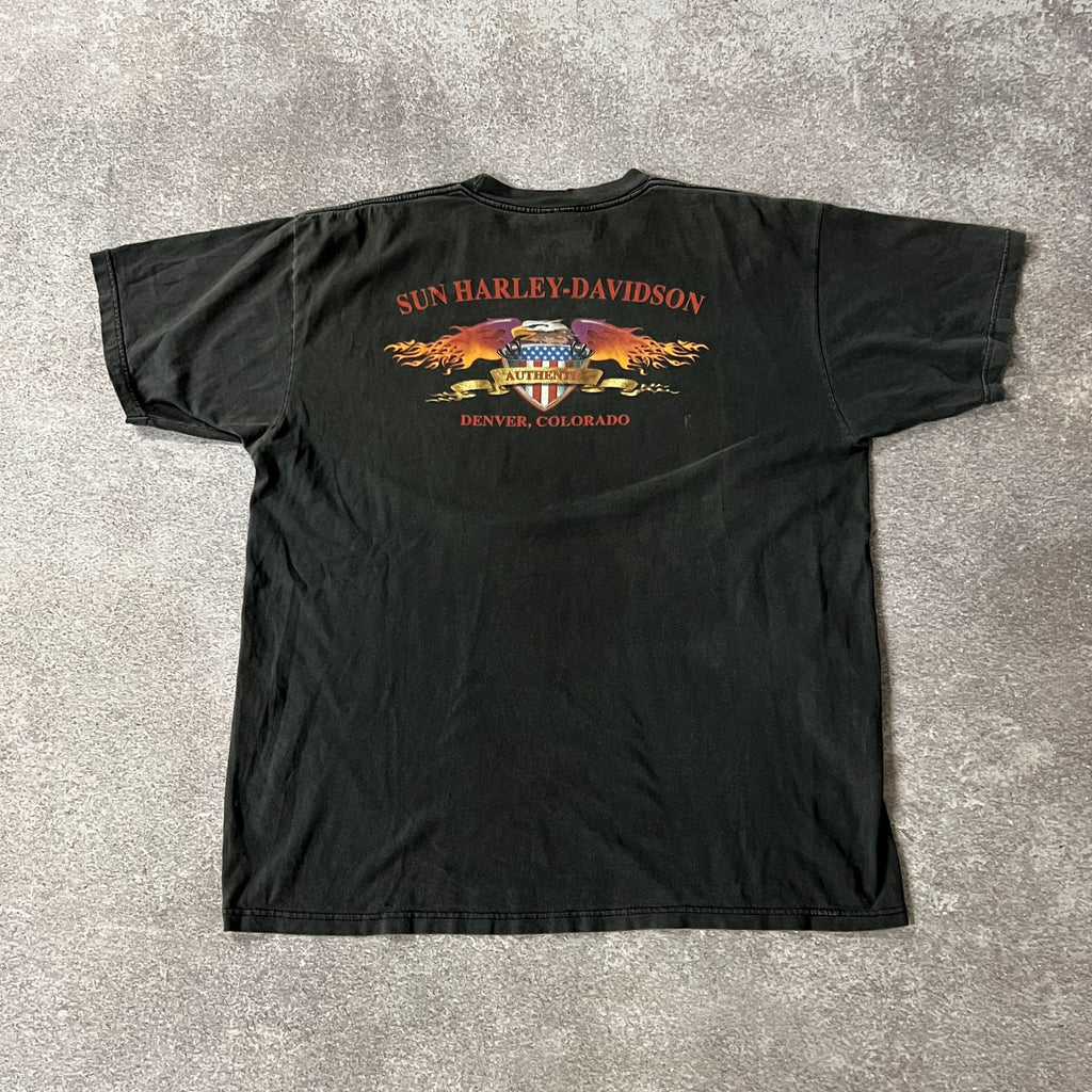 Y2K Harley Davidson Denver, Colorado Worn In Tee XL