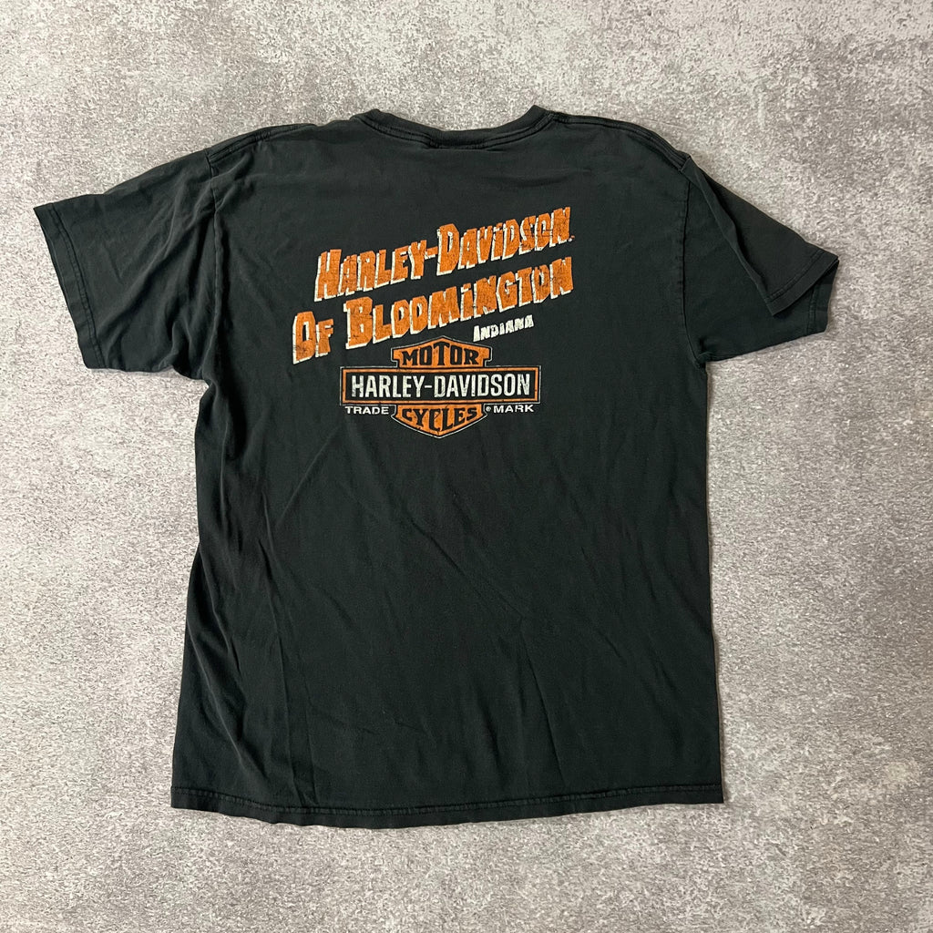2010s Harley Davidson Indiana Worn In Tee L