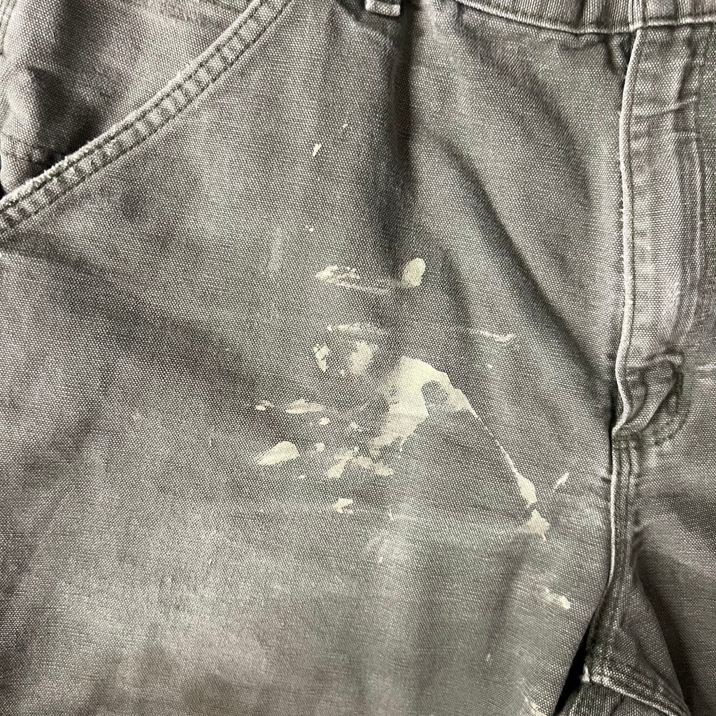 Modern Carhartt Workwear Faded Distressed Green Pants 36x30