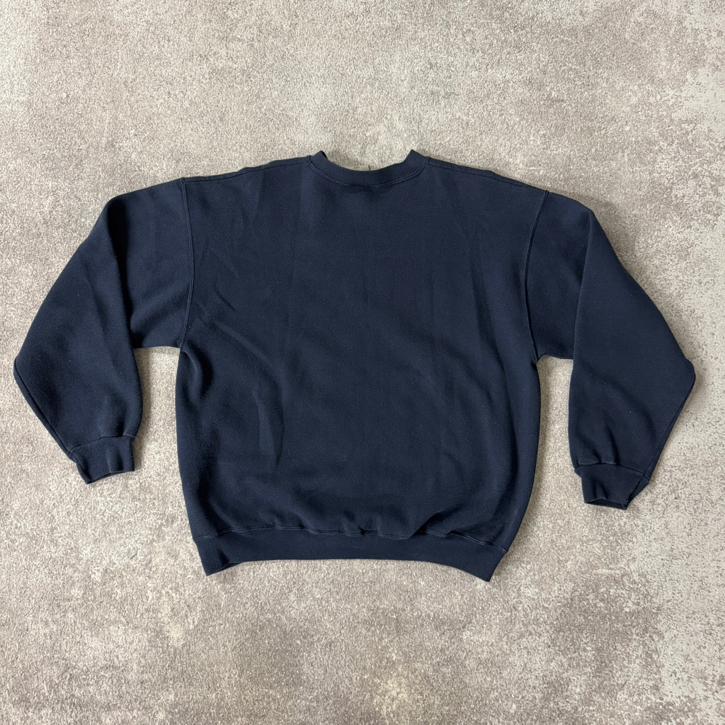 90s Michigan Wolverines Logo 7 Big Logo Crewneck XL
