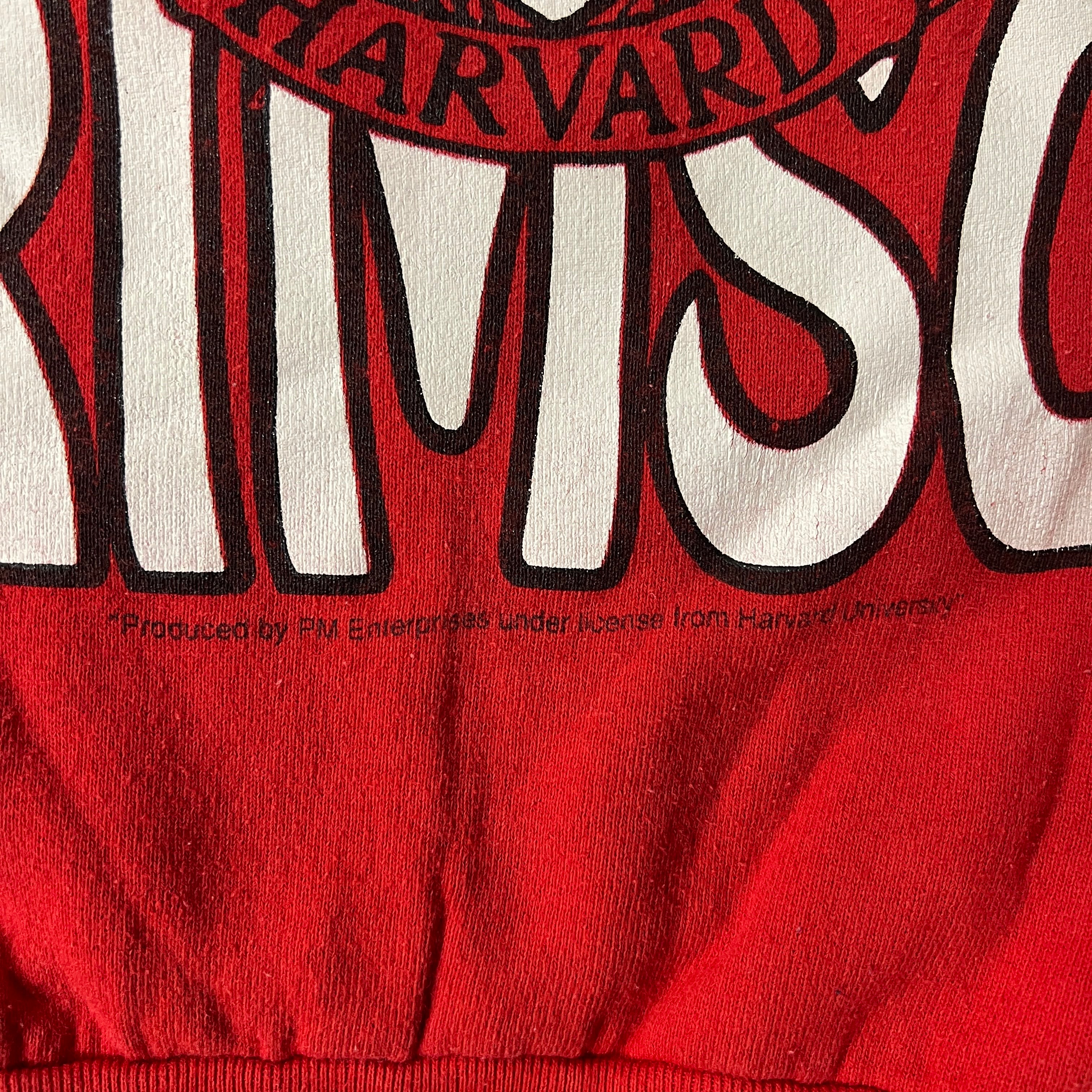 80s Fruit of the Loom College Big Logo Crewneck L