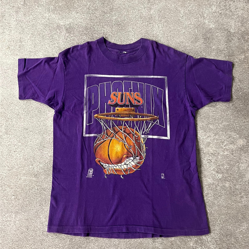 90s Phoenix Suns Worn In Single Stitch Tee L