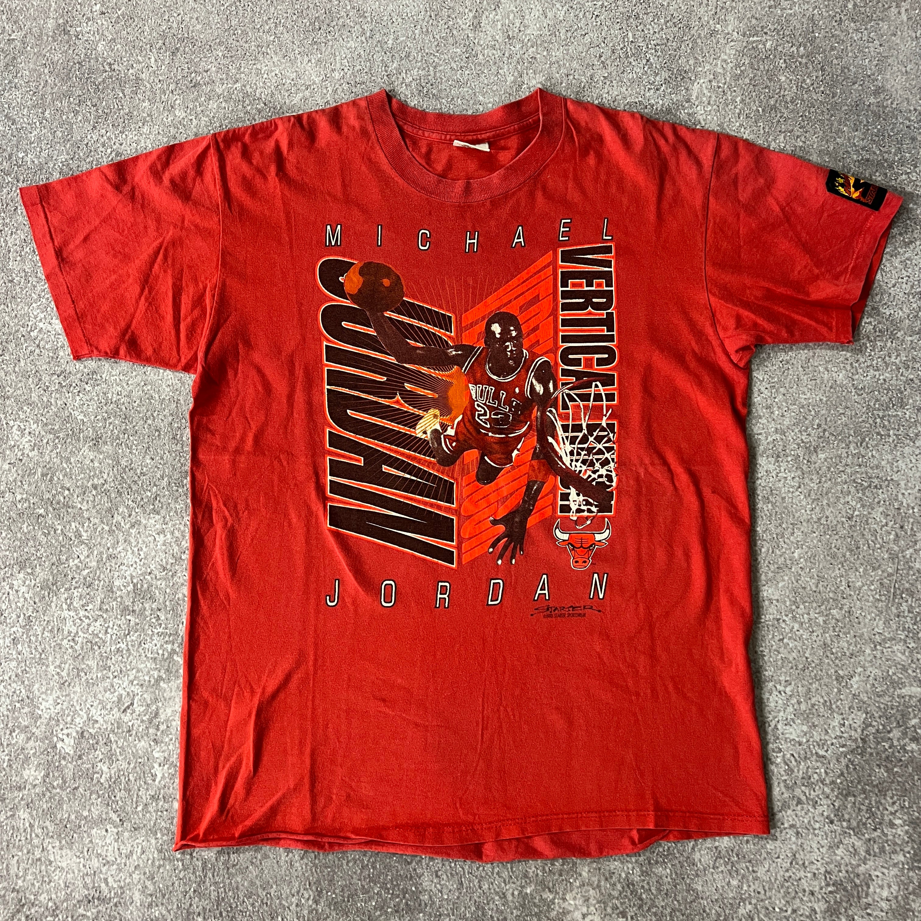 90s Chicago Bulls Starter Big Logo Tee XL