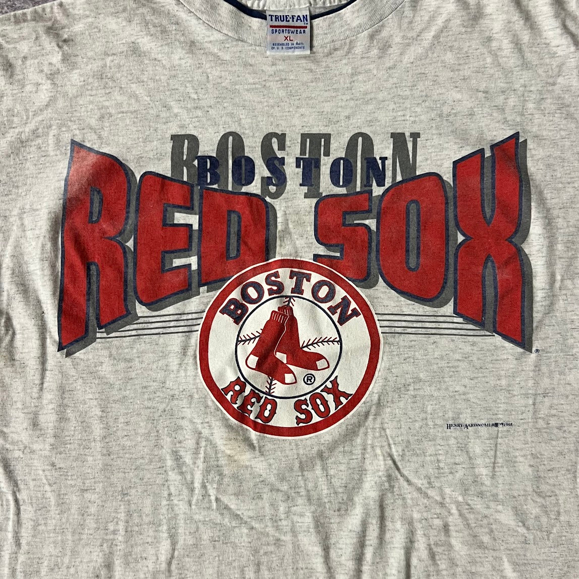 90s Boston Red Sox True-Fan Big Logo Tee XL
