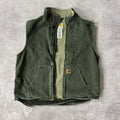 Y2K Carhartt Green Heavyweight Vest XL