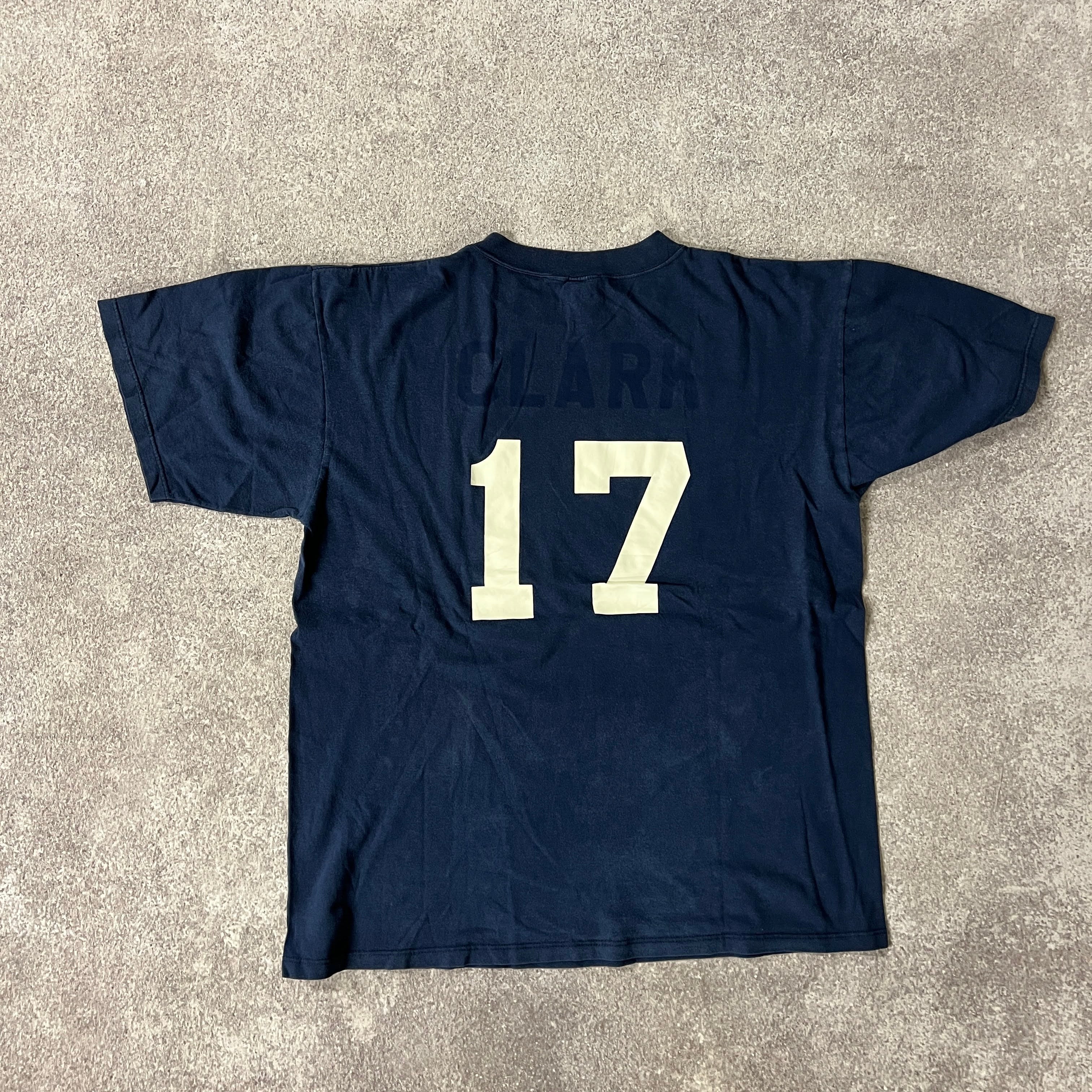 90s Waves College Cracked Print Tee XL