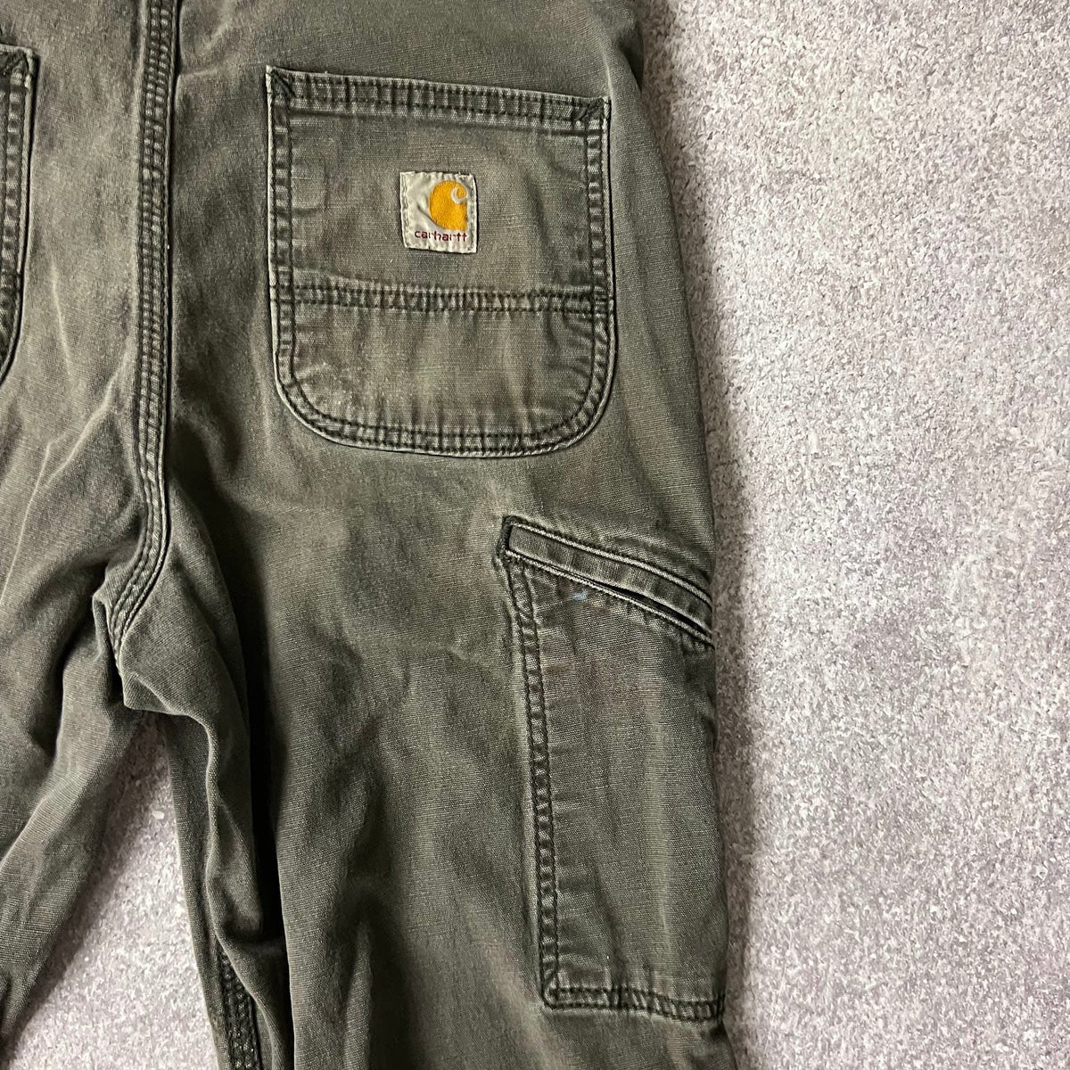 Modern Carhartt Workwear Sun Faded Relaxed Green Pants 30x32