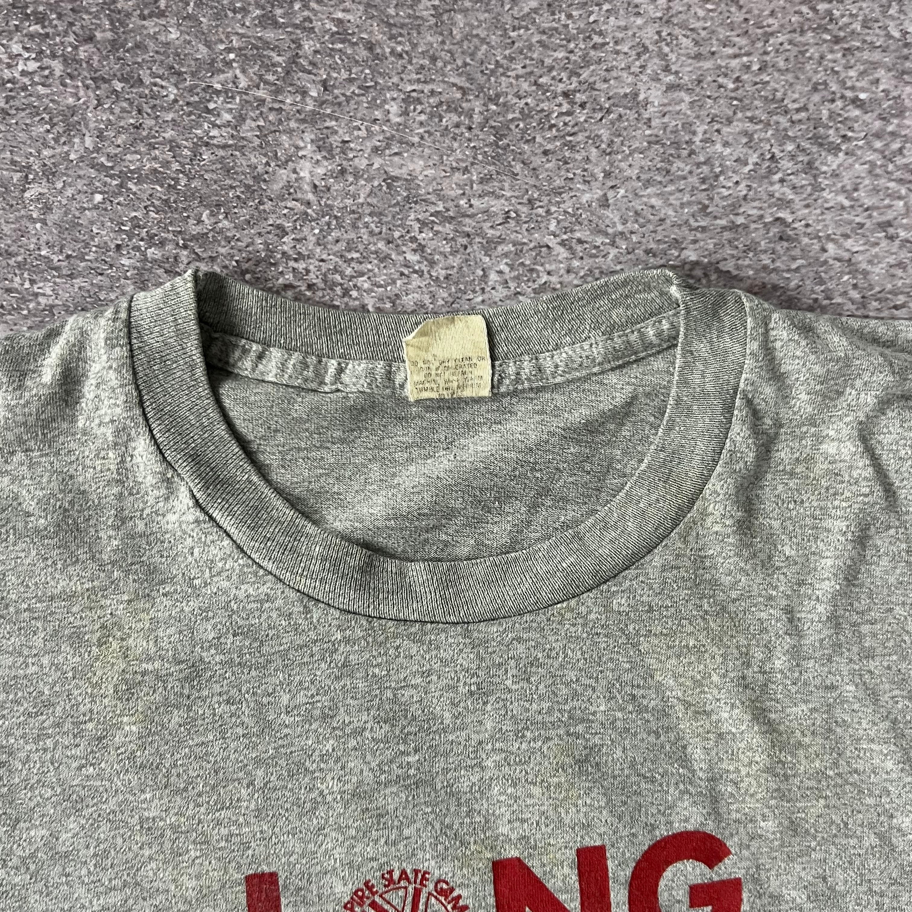 90s Big Logo Gray Tee M
