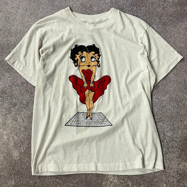 90s Betty Boop Minimal Single Stitch Vintage Graphic Tee L