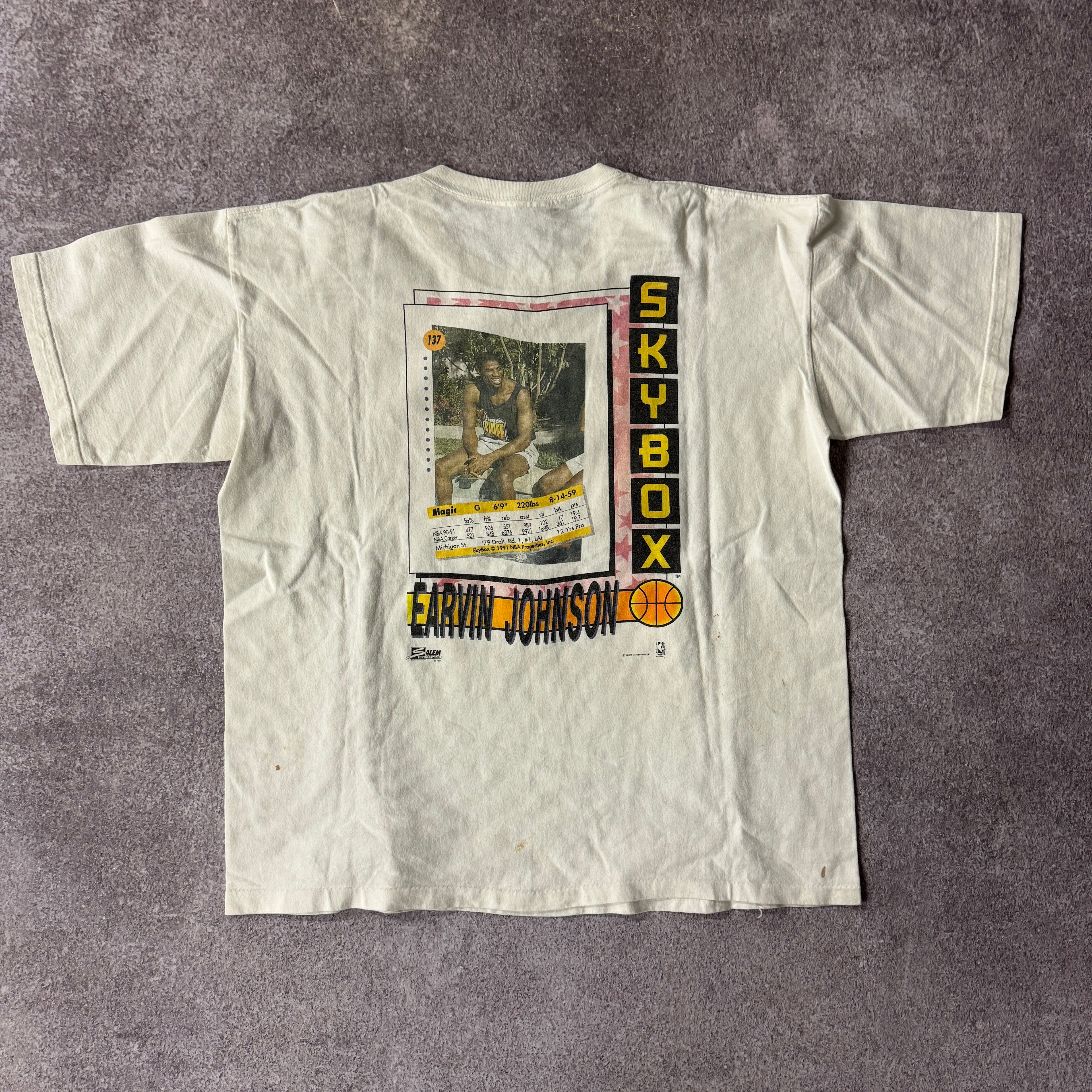 90s Los Angeles Lakers Salem Sportswear Big Logo Tee XL