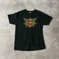 Y2K Harley Davidson Barre, Vermont Worn In Tee L