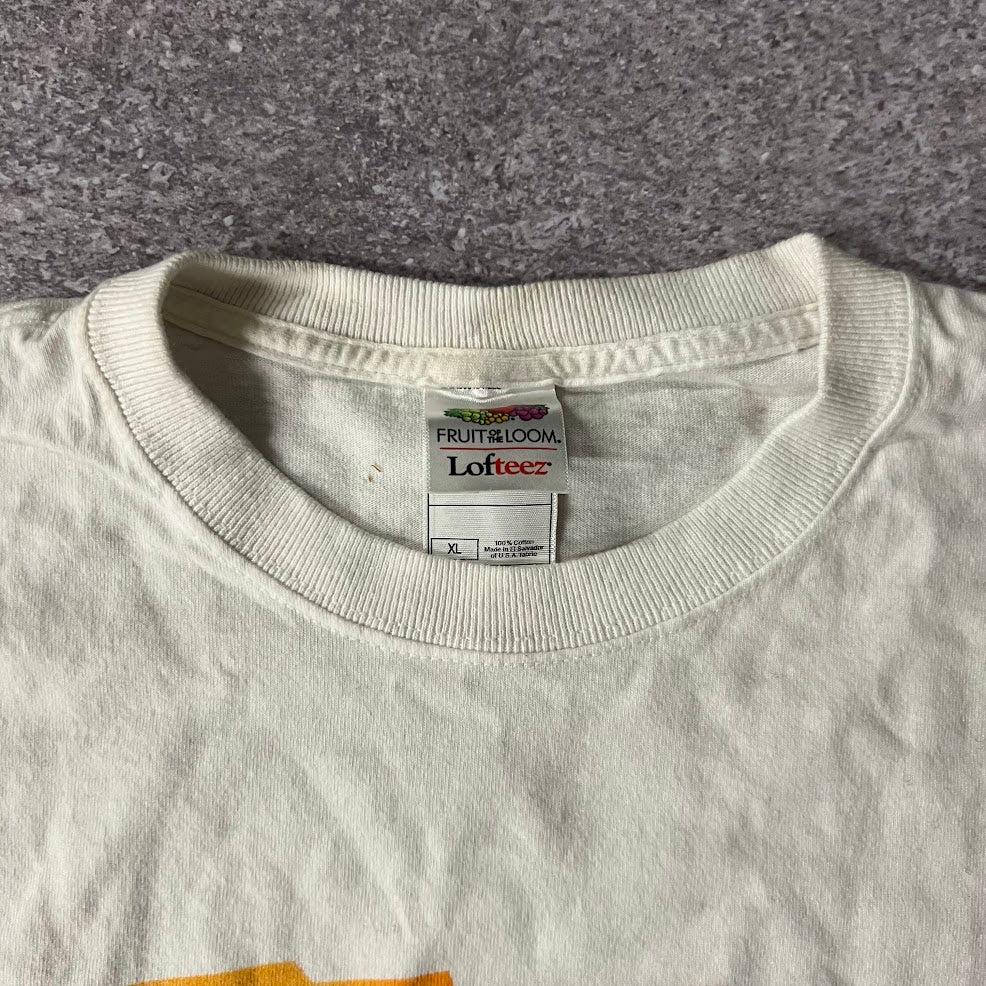 Y2K Bristol Speedway NASCAR Big Logo Back Graphic Faded Tee XL