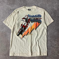 1989 Unadilla World Championship Motocross Screen Stars White Tee L