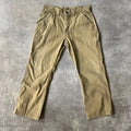 2010s Carhartt Workwear Faded Relaxed Tan Vintage Pants 34x30