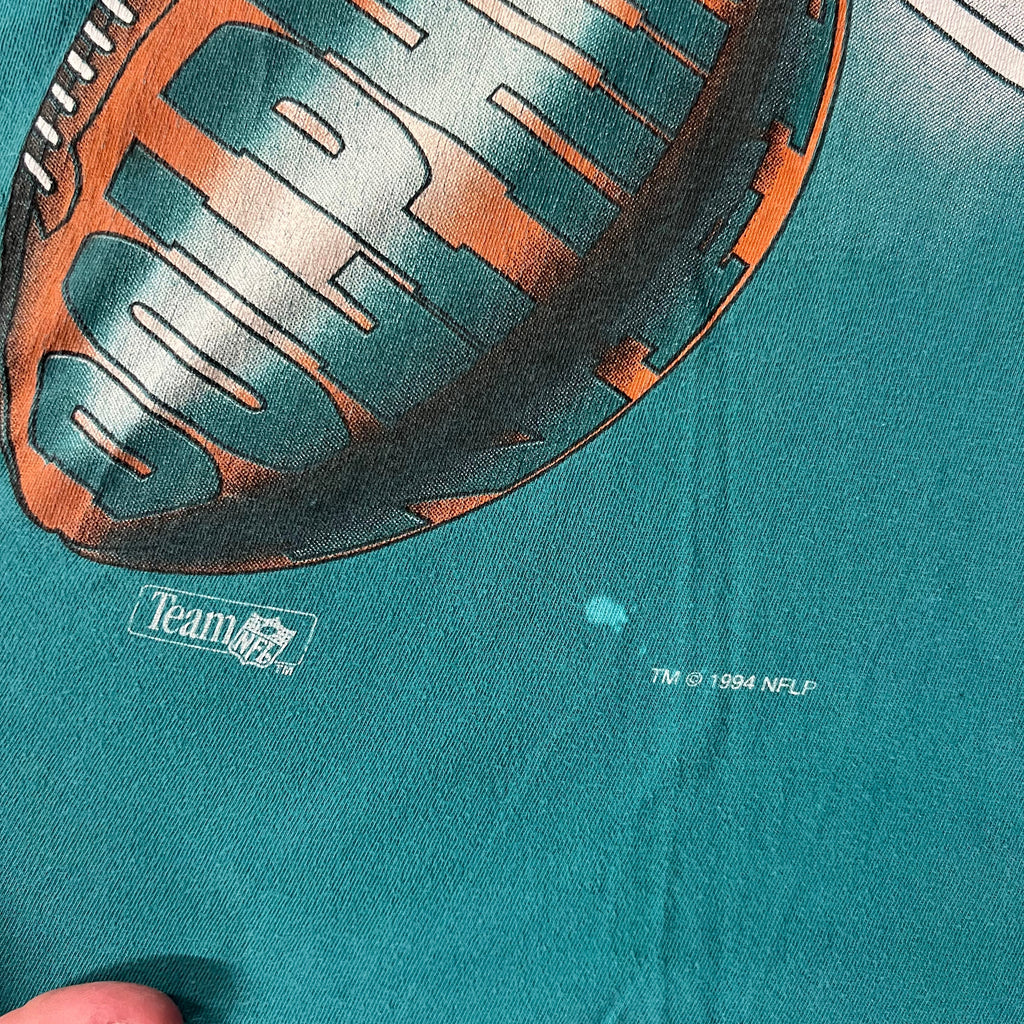 90s Miami Dolphins Magic Johnson T's Big Logo Tee XL
