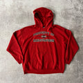 Y2K Harley Davidson Las Vegas NV Red Distressed Hoodie 2XL