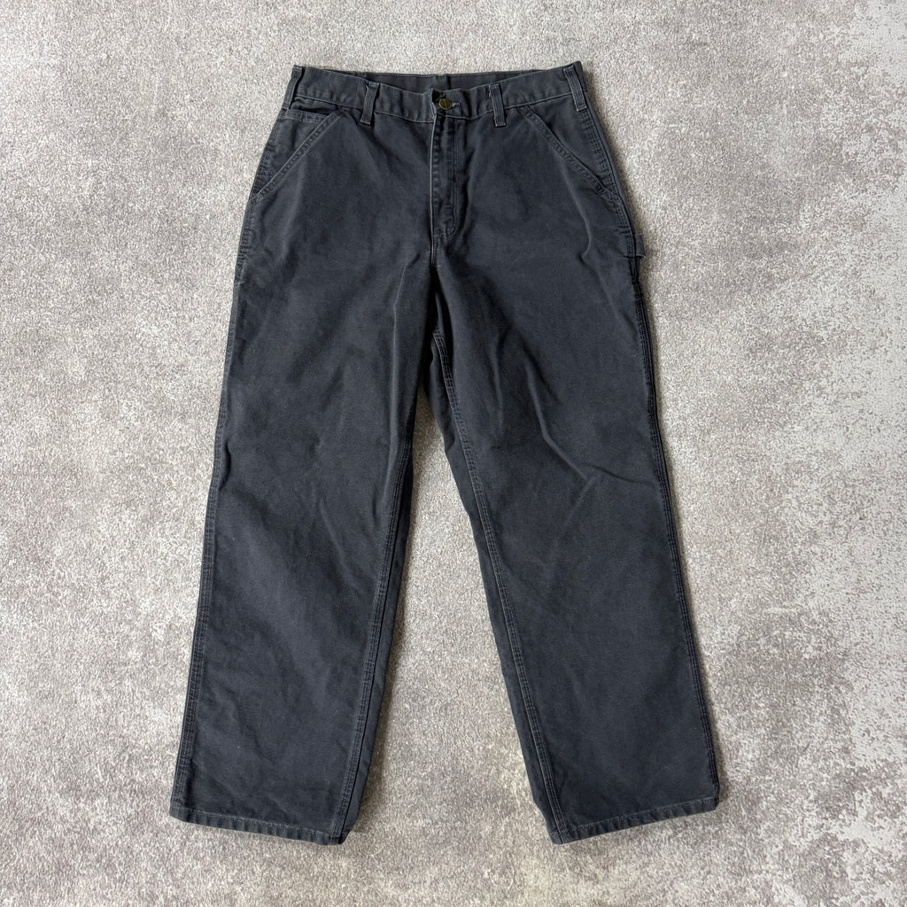 2010s Carhartt Carpenter Blue Workwear Pants 33W x 30L