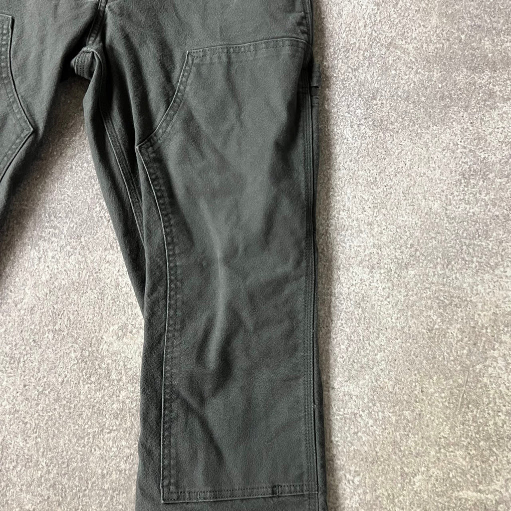 Modern Carhartt Workwear Faded Relaxed Gray Streetwear Pants 31x30