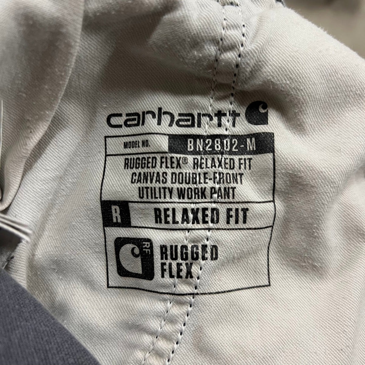 Modern Carhartt Workwear Faded Relaxed Gray Streetwear Pants 31x32