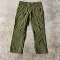 2010s Carhartt Workwear Faded Relaxed Green Vintage Pants 36x30