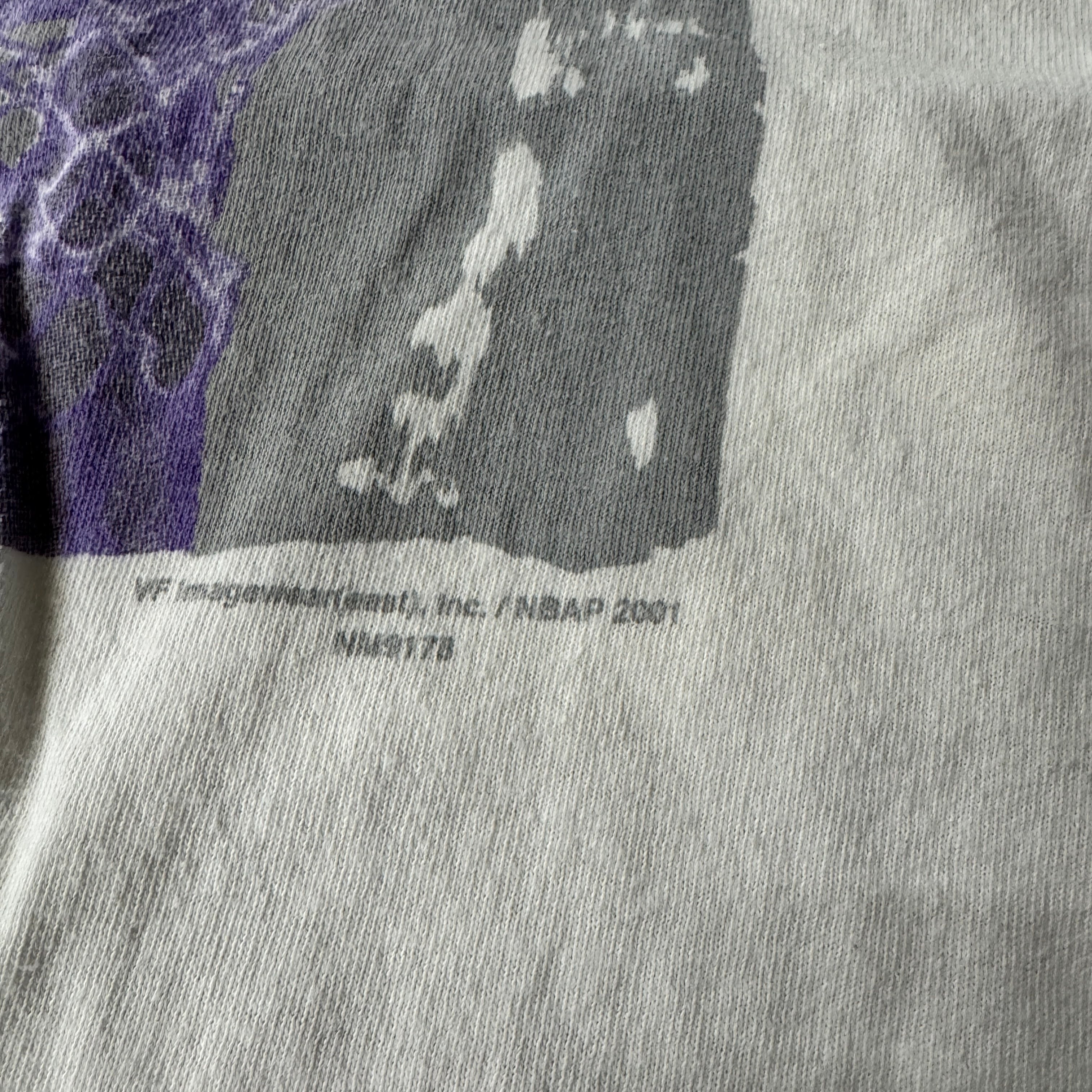 90s Los Angeles Lakers Gildan Big Logo Tee L