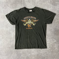 Y2K Hanes Laconia, New Hampshire Gray Distressed Tee L