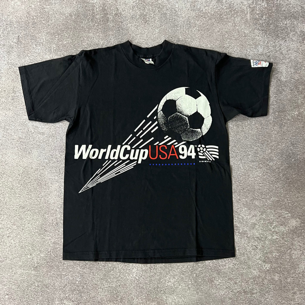 90s World Cup High 5 Big Logo Tee L