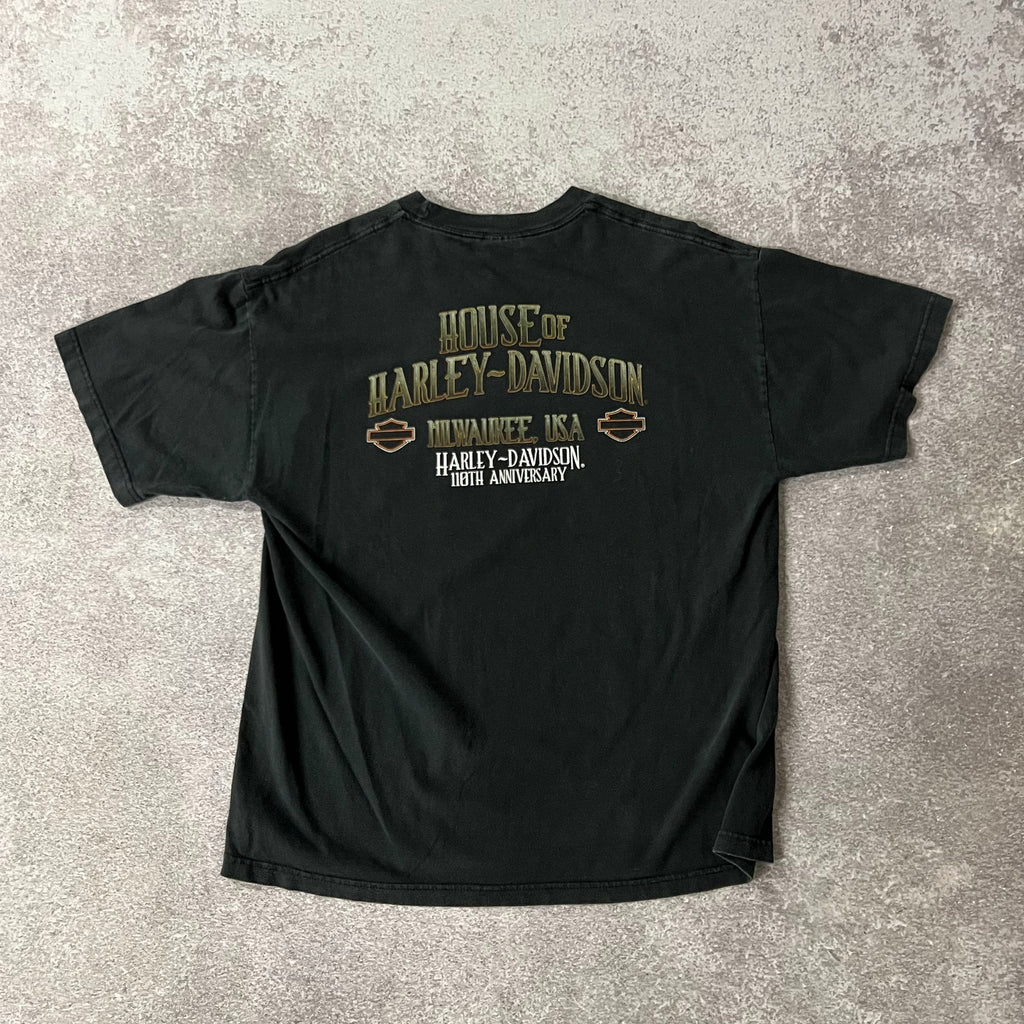 2010s Harley Davidson Milwaukee Worn In Tee XL